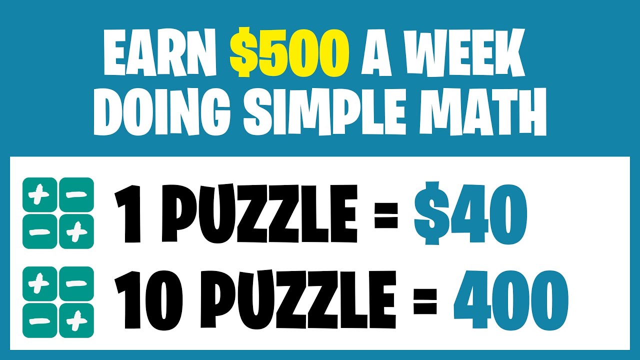 LAZIEST Way BEGINNERS Can Make Money Online Doing SIMPLE Math [ZERO Investment]